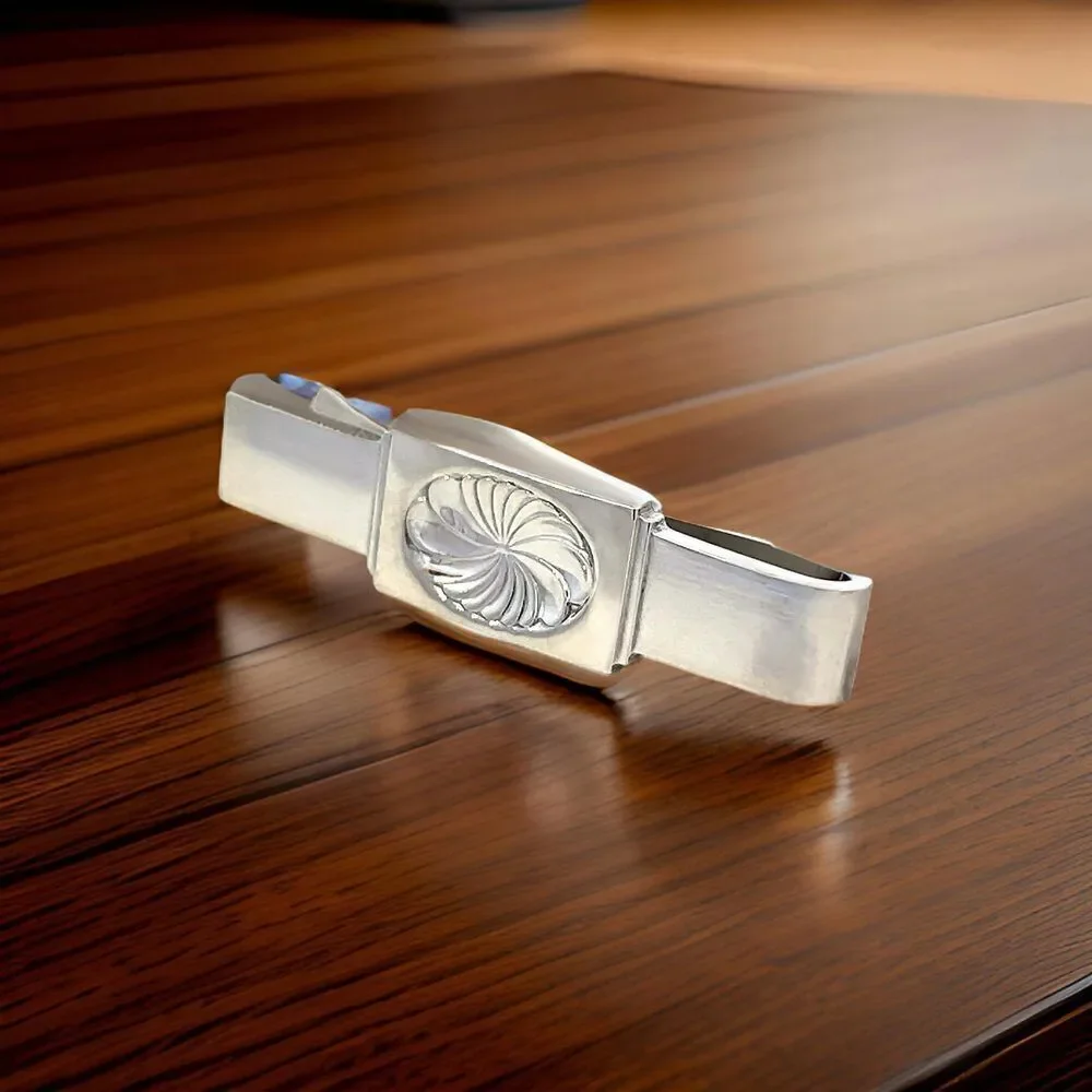Georg Jensen Estate Money Clip Tie Clip Silver GJ36